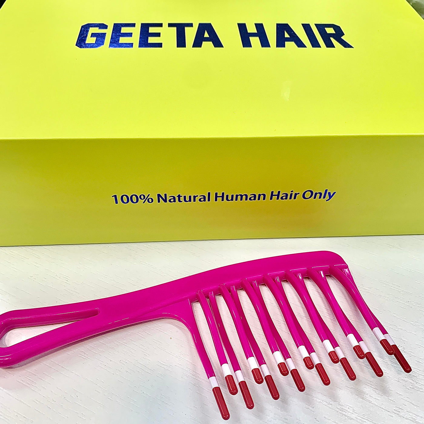 Geeta Hair-Wavy Tooth Detangling Comb