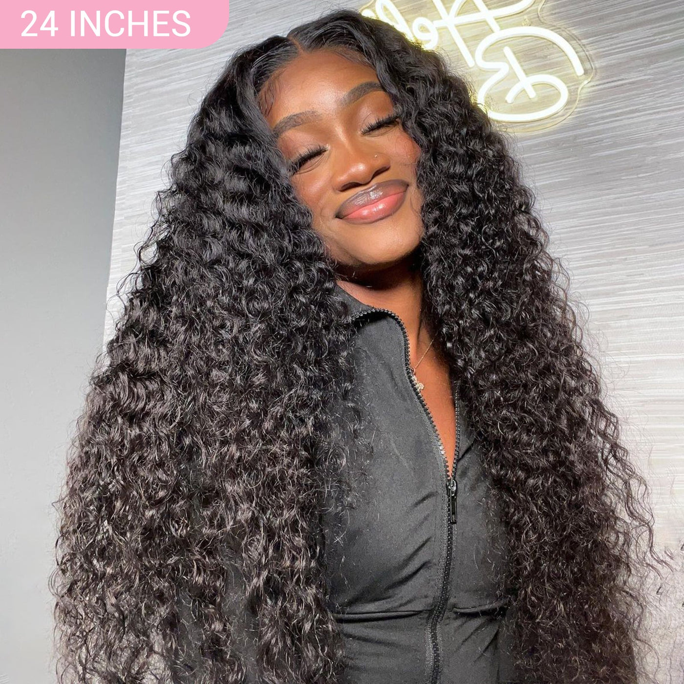 24H Shipping | $119 24 Inches Lace Front Wig / Colored Wig Value $199 Human Hair Falsh Sale Subscriber Only - GeetaHair