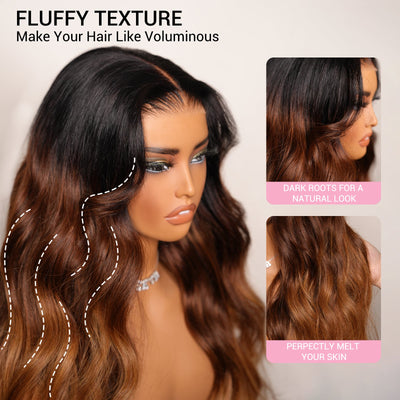 Geeta Warm Dark Blonde 13x4 Lace Front Glueless Wigs Natural Straight Layer Cut Human Hair Wigs - GeetaHair
