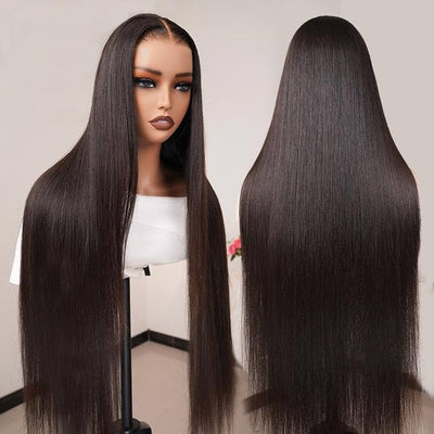 Straight Hair 13x4 Lace Front Wig Pre Plucked Natural Hairline Subscriber Exclusive Flash Sale - GeetaHair