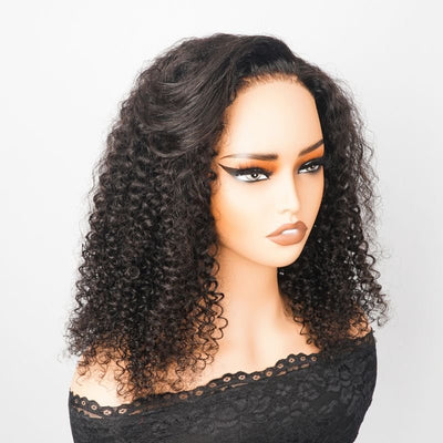 Luxury Designer Series 250% Density Luxurious Human Hair Wig Virgin Jerry Curly Bob Wig - GEETA HAIR - GeetaHair