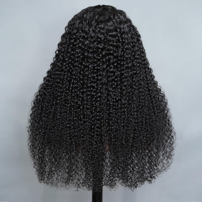 Geeta Kinky Curly Upgrade V part Wig Glueless With Invisi Drawstring 100% Human Hair Flash Sale - GeetaHair