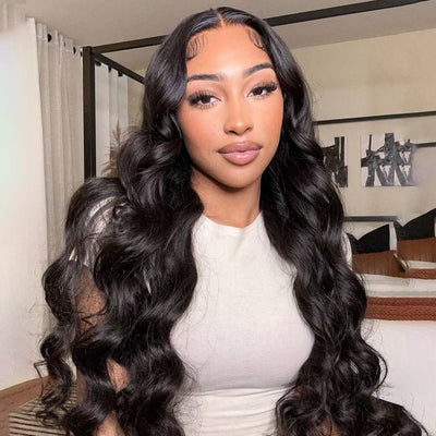 22inch 6x4 Lace Front Glueless Wig Body Wave Pre Plucked Hairline Wig Subscriber Exclusive Flash Sale - GeetaHair