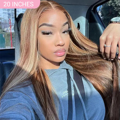 24H Shipping | $99 22 Inches Lace Front Wig / Colored Wig Value $169 Human Hair Falsh Sale Subscriber Only - GeetaHair