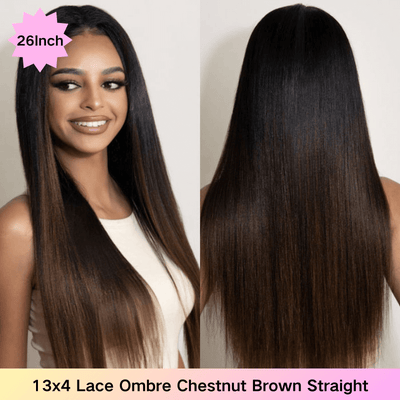 Geeta $119 Mystery Box Win 26inch 200% Density 13x4 Lace Frontal Wig Value $299 Human Hair - GeetaHair