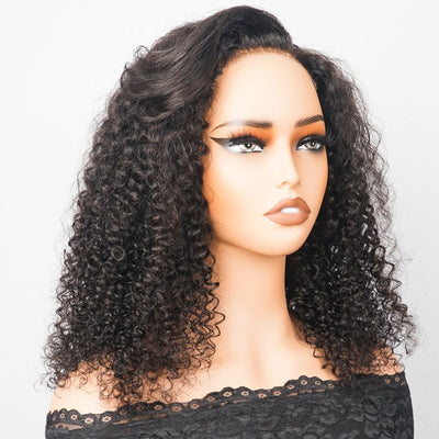 Luxury Designer Series 250% Density Luxurious Human Hair Wig Virgin Jerry Curly Bob Wig - GEETA HAIR - GeetaHair