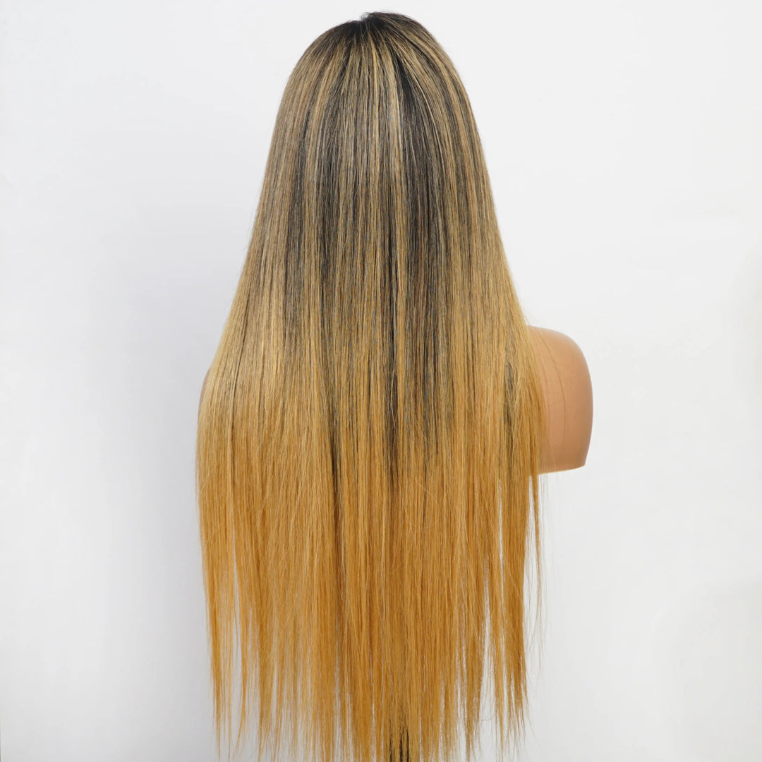 Luxury Designer Series Honey Blonde Straight 13x4 Lace Front