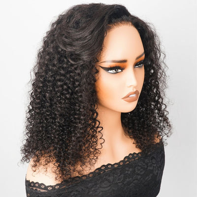 Luxury Designer Series 250% Density Luxurious Human Hair Wig Virgin Jerry Curly Bob Wig - GEETA HAIR - GeetaHair