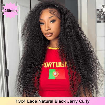 Geeta $119 Mystery Box Win 26inch 200% Density 13x4 Lace Frontal Wig Value $299 Human Hair - GeetaHair
