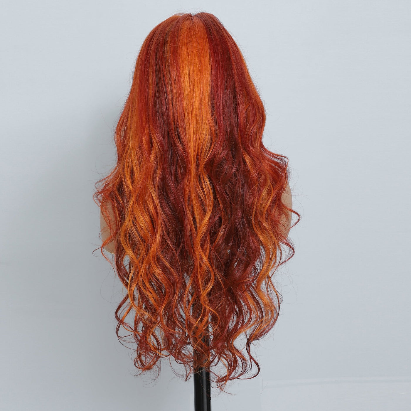 Highlight Red Ginger Body Wave Human Hair Wigs 180% HD Lace Frontal Wig Pre Plucked Glueless Wavy Lace Wigs For Women - GeetaHair