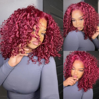 Geeta 250% Density Kinky Curly 6x4 / 13x4 Lace Front Glueless Human Hair Wig Flash Sale - GeetaHair