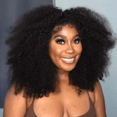 Geeta 250% Density Kinky Curly 6x4 / 13x4 Lace Front Glueless Human Hair Wig Flash Sale - GeetaHair