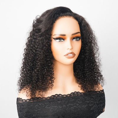 Luxury Designer Series 250% Density Luxurious Human Hair Wig Virgin Jerry Curly Bob Wig - GEETA HAIR - GeetaHair