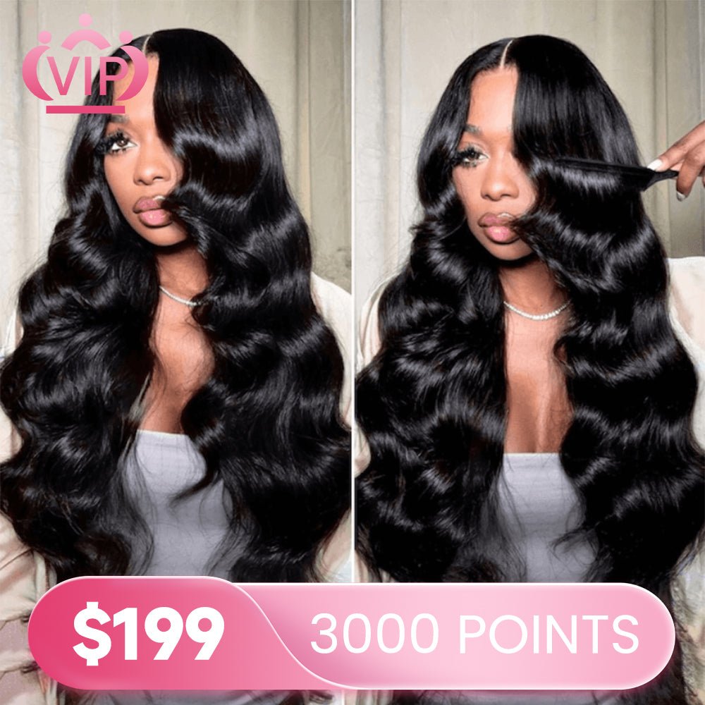 VIP Free $199 26inch 13x4 Lace Frontal Wig Body Wave 200% Density - GeetaHair