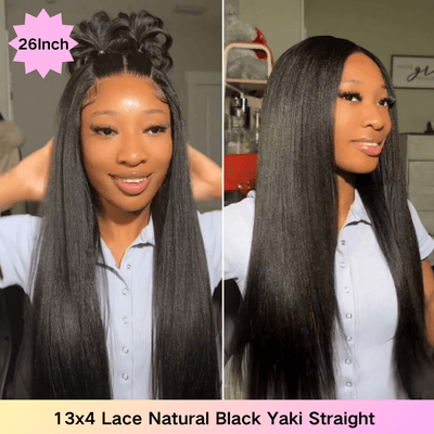 Geeta $119 Mystery Box Win 26inch 200% Density 13x4 Lace Frontal Wig Value $299 Human Hair - GeetaHair
