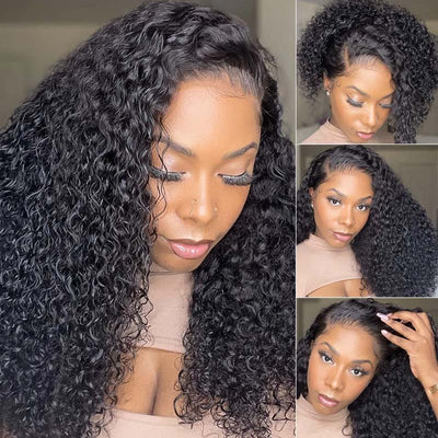 Natural Curly Hair 13x6 HD Lace Front Wigs Human Hair Pre Plucked Hairline Glueless Wig-Geeta Hair