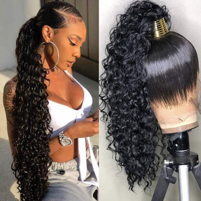 Deep Wave 360 Lace Front Wigs Pre Plucked Natural Hairline Real Human Hair Wigs for Black Women - GeetaHair - GeetaHair