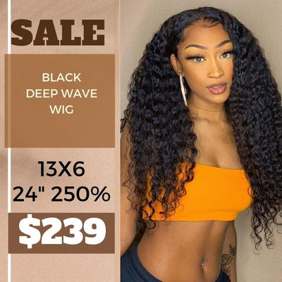 Crazy Flash Sale: Deep Wave 13x6 HD Lace Frontal Wig - Only 2 Days