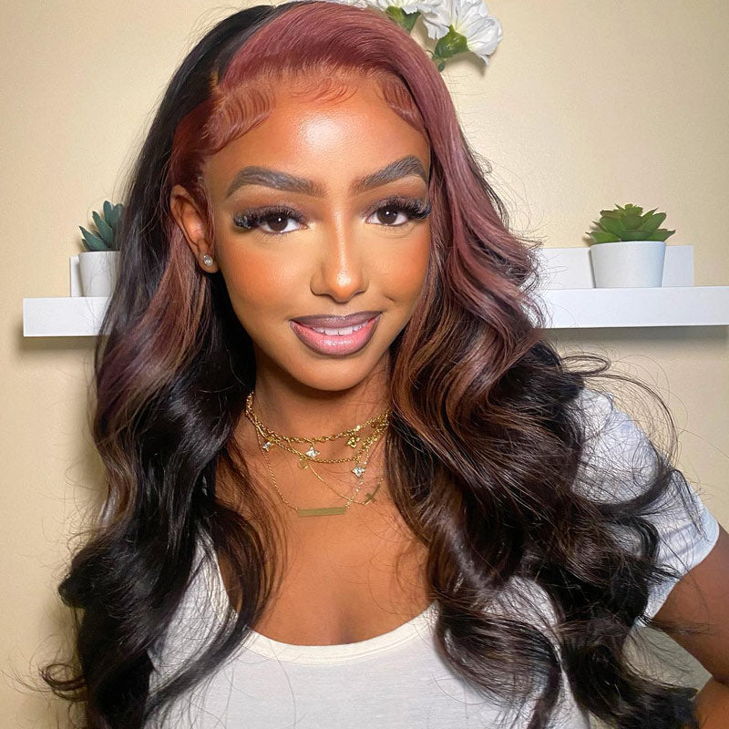 Body_Wave_Hair_Colored_Lace_Front_Wigs_Dry_Rose_Highlight_Ombre_Wigs_Human_Hair