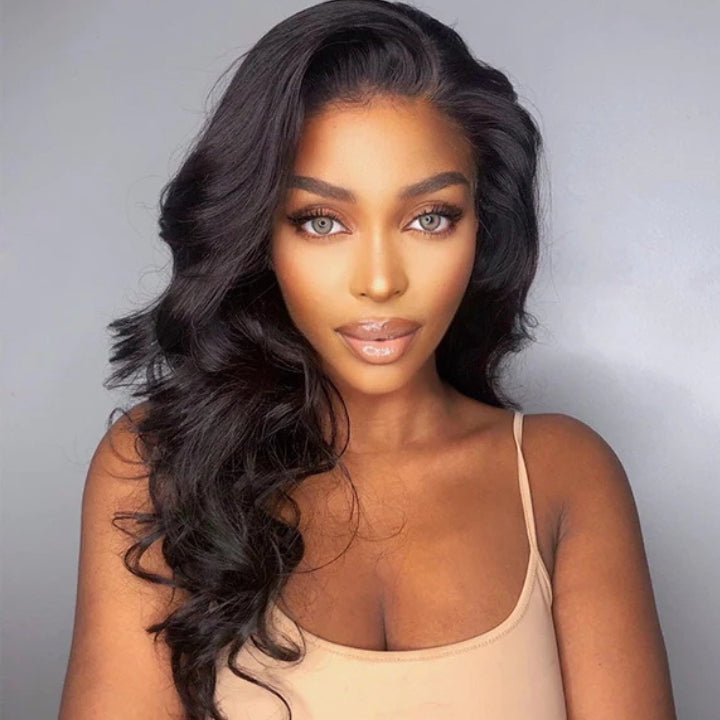 Buy 1 Get 1 Free:13x4 Body Wave Hair HD Transparent Lace Front Wig - Flash Sale