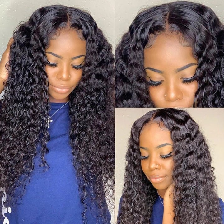 Geetahair Upgrade HD Lace Water Wave Wig Pre Plucked Natural Hairline Crystal Clear Lace Human Hair Wigs - GeetaHair