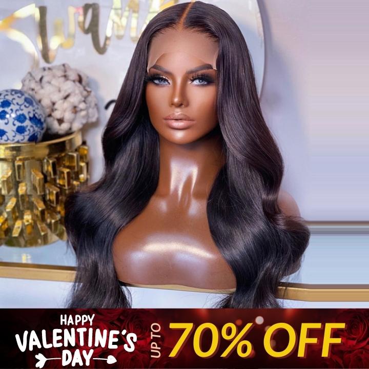 Valentine's Day Flash Sale: 5x5 Wear And Go & Glueless Body Wave Human Hair Wig, 48hrs Only - GeetaHair