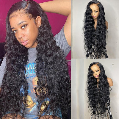 Natural Crimps Curls Super Long Loose Deep Wave Wig 4x4/13x4 HD Lace Human Hair Wigs - GeetaHair