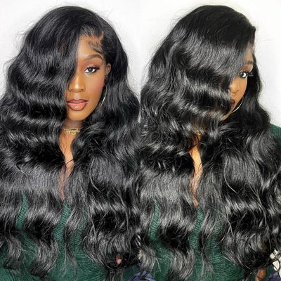 Geetahair Upgrade HD Lace Body Wave Wig With Pre Plucked Natural Hairline Lace Front Wigs Match All Skin Color - GeetaHair
