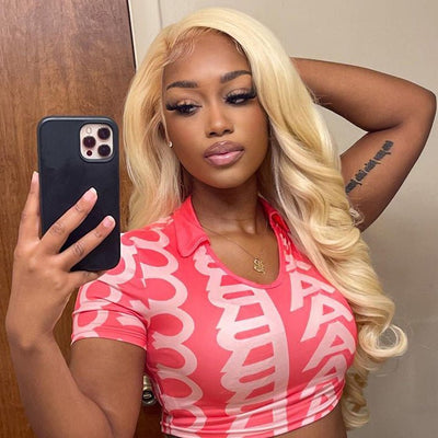 Body Wave 613 Hair Lace Frontal Wig Glueless HD Lace Human Hair Wigs With Baby Hair - GeetaHair