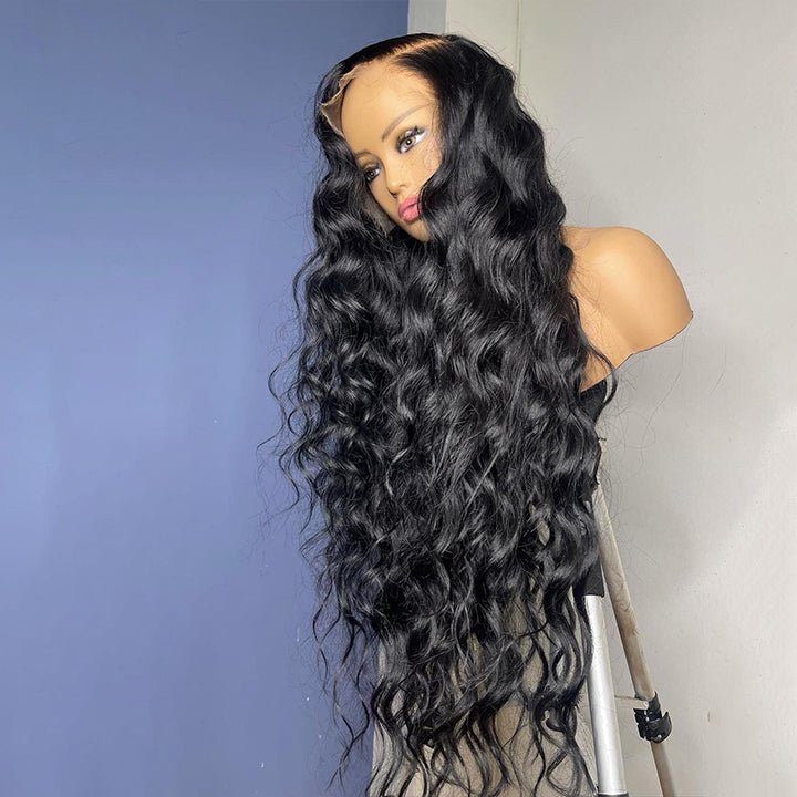 Natural Crimps Curls Super Long Loose Deep Wave Wig 4x4/13x4 HD Lace Human Hair Wigs - GeetaHair
