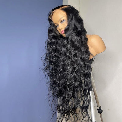 Natural Crimps Curls Super Long Loose Deep Wave Wig 4x4/13x4 HD Lace Human Hair Wigs - GeetaHair