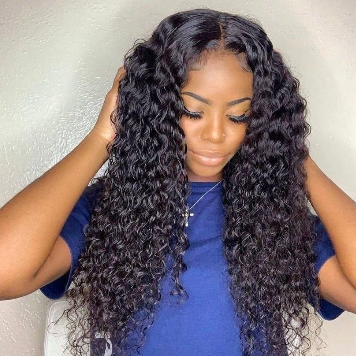 Geetahair Upgrade HD Lace Water Wave Wig Pre Plucked Natural Hairline Crystal Clear Lace Human Hair Wigs - GeetaHair
