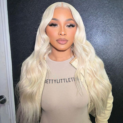 Wear Go Glueless 613 Blonde Body Wave/Straight Pre Cut HD Transparent Lace Human Hair Wigs With Air Cap Breathable Wig - Geeta Hair - GeetaHair