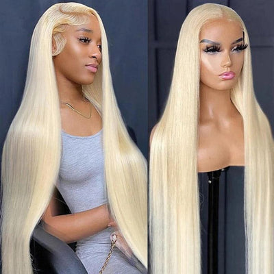 Wear Go Glueless 613 Blonde Body Wave/Straight Pre Cut HD Transparent Lace Human Hair Wigs With Air Cap Breathable Wig - Geeta Hair - GeetaHair