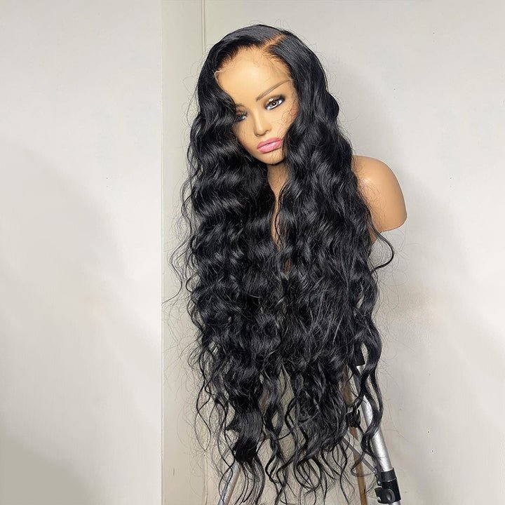 Natural Crimps Curls Super Long Loose Deep Wave Wig 4x4/13x4 HD Lace Human Hair Wigs - GeetaHair