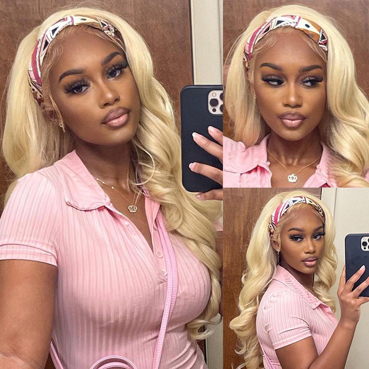 613 Hair Headband Body Wave Human Hair Wigs Glueless Brazilian Virgin Hair Wig - GeetaHair