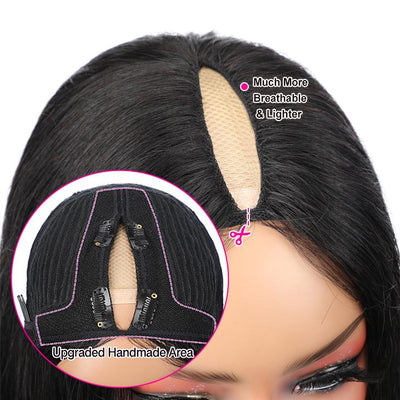 Geeta Thin V Part Wig Body Wave Human Hair Wigs That Is Beginner - friendly - GeetaHair