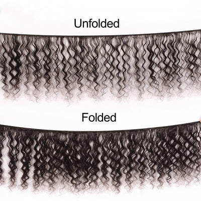 GeetaHair Loose Deep Wave 4 Bundles With 13x4 Lace Frontal 100% Unprocessed Human Hair - GeetaHair