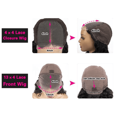 Spanish Curly Bob Wig 13*4/4*4 Short Human Hair Bob Wigs 8" - 14" Black Bob Wig - Geeta - hair - GeetaHair