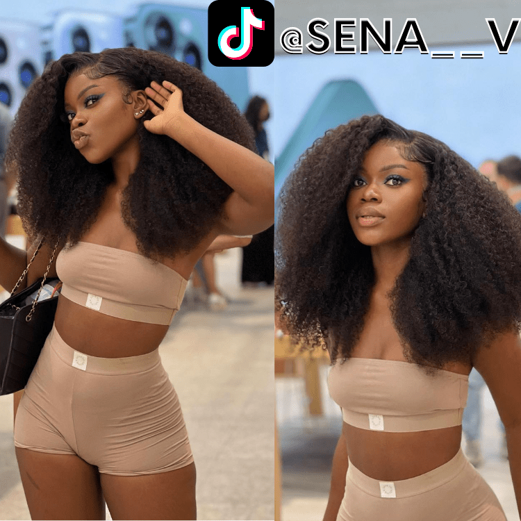 13x4/13x6 HD Transparent Lace Front Wig kinky Curly Hair Pre Plucked Hairline Real Human Hair Wig - Geeta Hair - GeetaHair