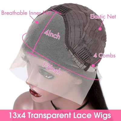 13x4 Invisible HD Lace Front Curly Bob Wig Pre Plucked Natural Hairline Glueless Lace Front Wigs - Geeta Hair - GeetaHair