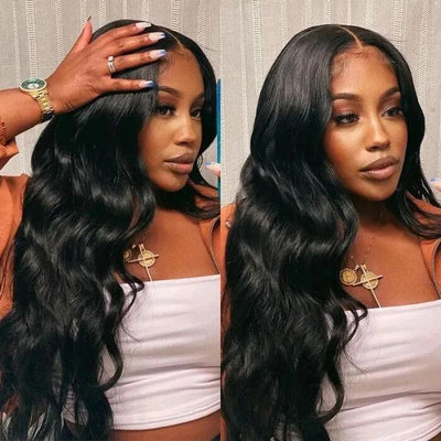 Geeta Thin V Part Wig Body Wave Human Hair Wigs That Is Beginner - friendly - GeetaHair