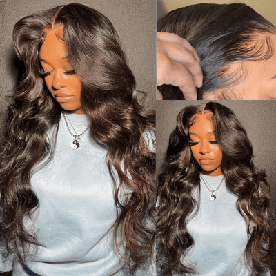 40 Inch Long Black Hair Body Wave HD Lace Front Wig Super Long Length Human Hair Wigs For Women - GeetaHair