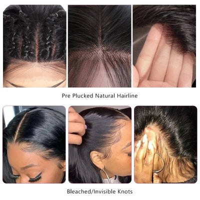 Brazilian Hair Body Wave T Part Lace Wig 100% Virgin Human Hair Natural Color With Baby Hair - Geeta Hair - GeetaHair