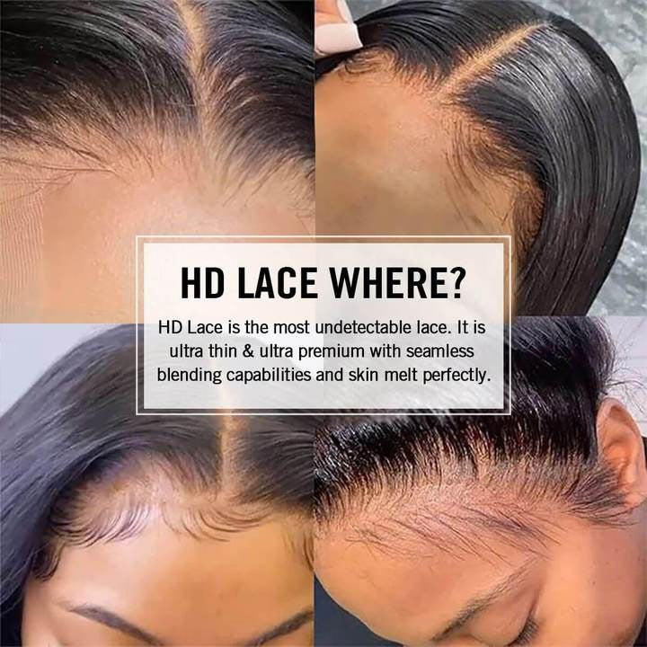 Water Wave Hair Glueless 5x5 HD Lace Closure Wig 100% Virgin Human Hair Pre Plucked Hairline Glueless Wig -Geeta Hair