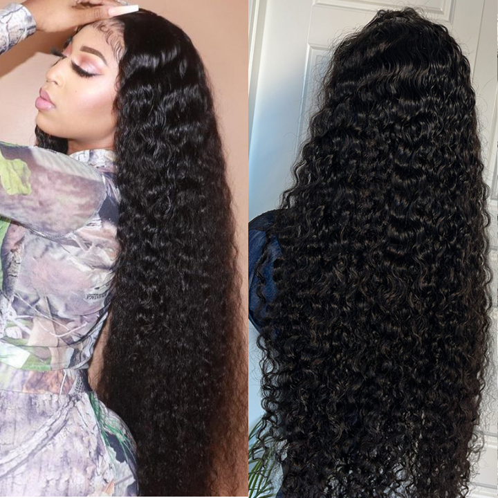 ❤️PRE OWNED NEED TLC ❤️ 100% Human Hair T Part selling Lace front wig 30”❤️