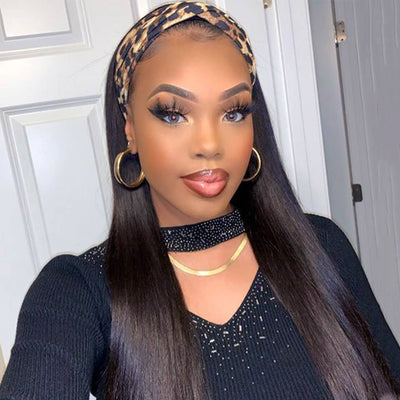 Long Straight Hair Best Headband Wig 100% Unprocessed Virgin Hair Wigs - Geeta Hair - GeetaHair