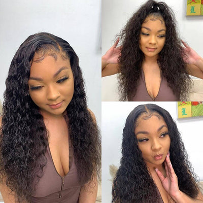 Water Wave Hair 4x4 HD Lace Closure 100% Virgin Human Hair Wig Perfect Hairline With Baby Hair - Geeta Hair - GeetaHair