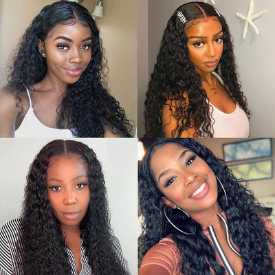 Water Wave Hair 4x4 HD Lace Closure 100% Virgin Human Hair Wig Perfect Hairline With Baby Hair - Geeta Hair - GeetaHair