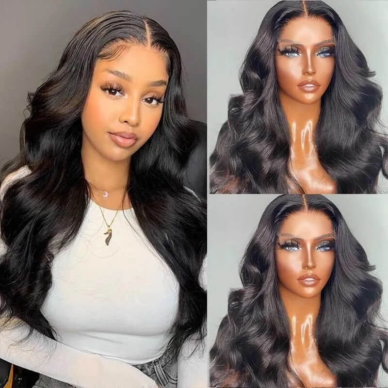 4x4 Lace Closure Body Wave 180% High Density Brazilian Real Human Hair Wigs - Geeta Hair - GeetaHair